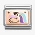 Nomination Rose Gold Rainbow Unicorn Charm