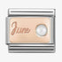 Nomination Rose Gold June Pearl Birthstone Charm