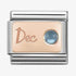 Nomination Rose Gold December Topaz Birthstone Charm