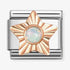 Nomination Rose Gold White Opal Star Charm