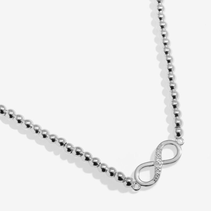 Joma Reva Infinity Silver Necklace