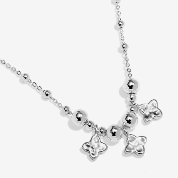 Joma Reva Trio Clover Silver Necklace