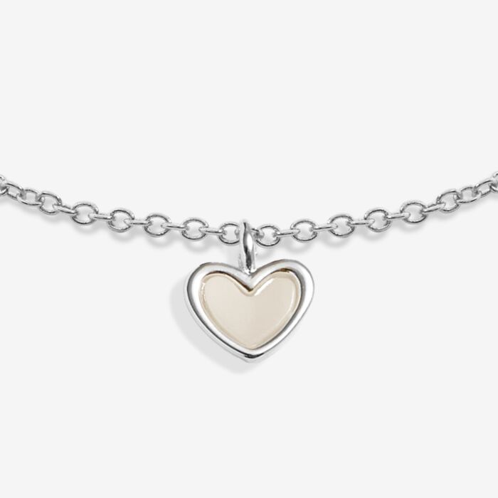 Joma Loved ByYou Mother Of Pearl Heart Bracelet