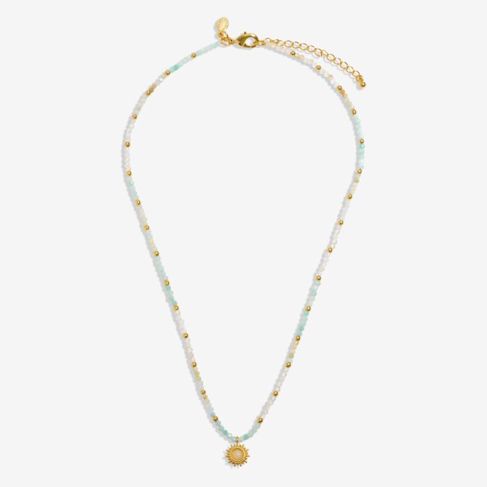 Joma Loved By You Rock Crystal Sun Necklace