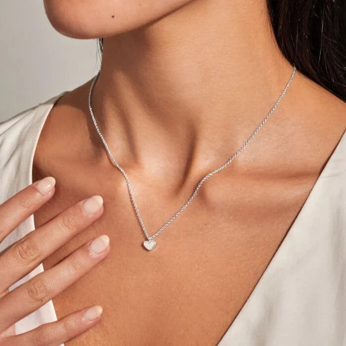 Joma Loved By You Mother Of Pearl Heart Necklace