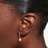 Joma Loved By You Pearl Gold Hoop Earrings