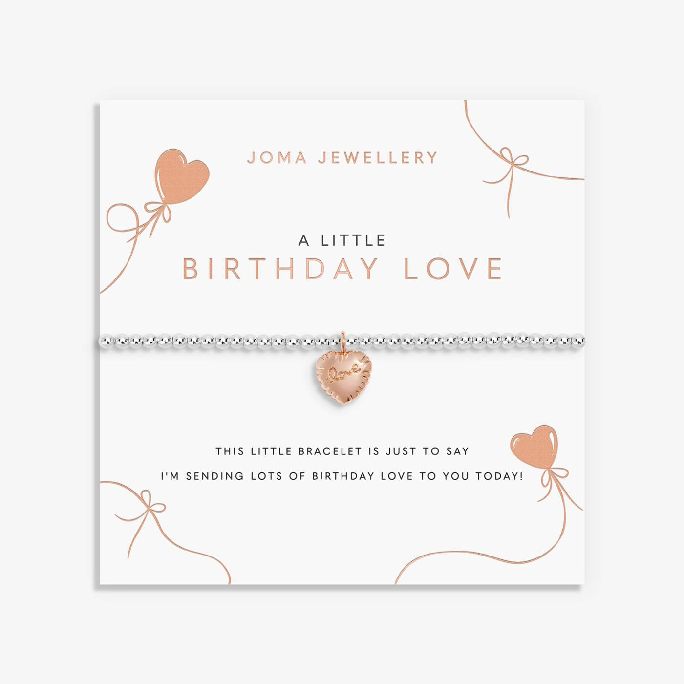 Joma A Little Birthday Love Bracelet