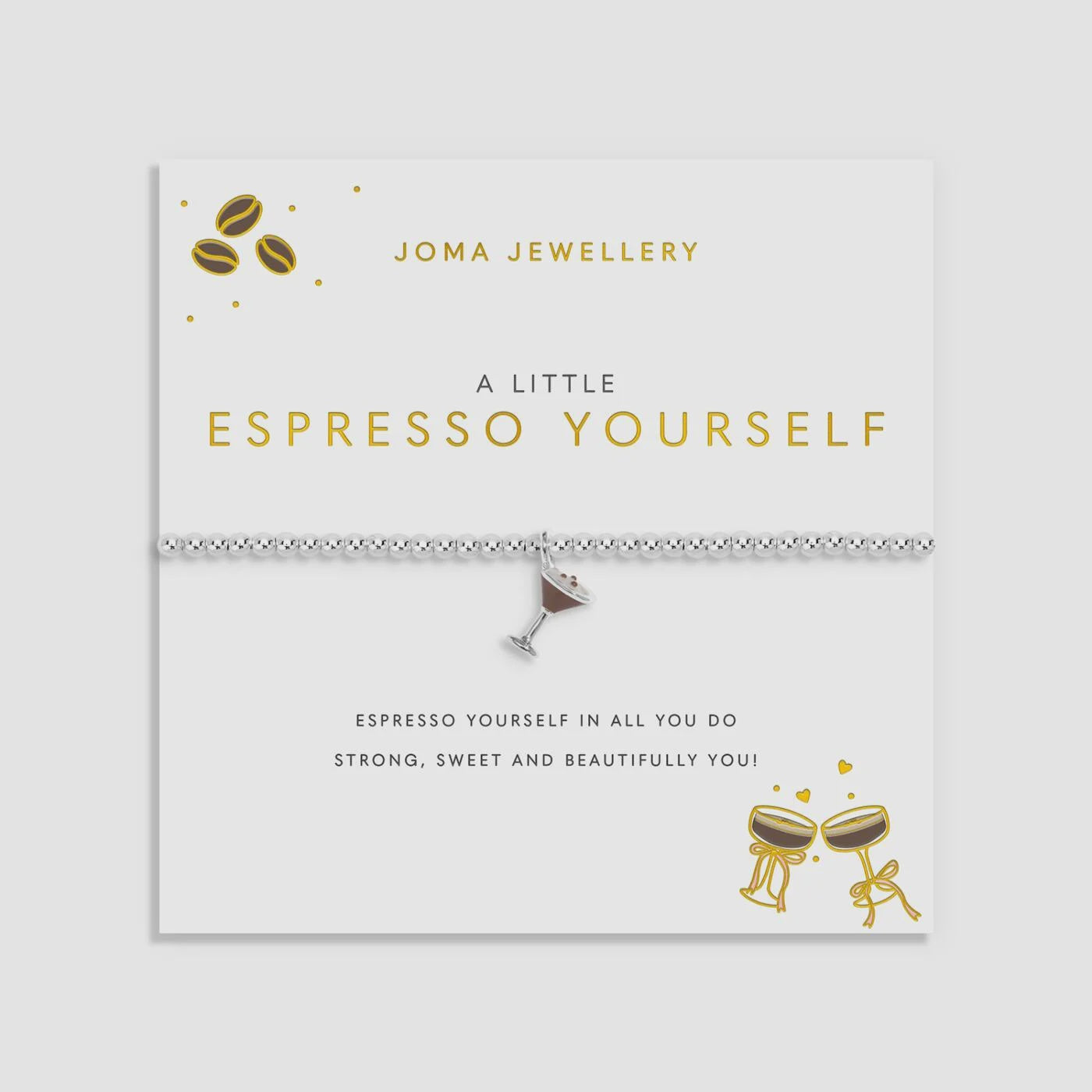 Joma A Little Vibes Espresso Yourself Bracelet