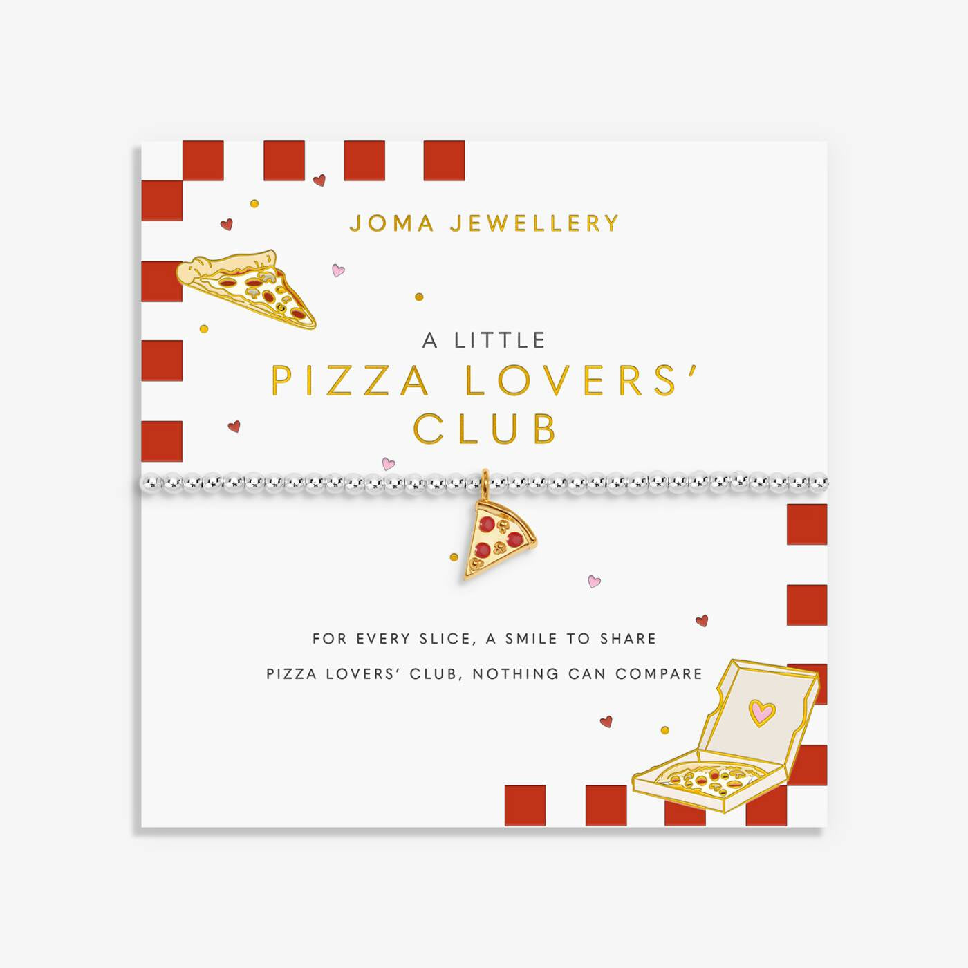 Joma A Little Vibes Pizza Lovers' Club Bracelet