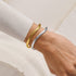 Joma Bracelet Bar Hammered Bangle Set Of Two