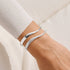 Joma Bracelet Bar Wavy Pave Bangle Set Of Two