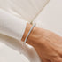 Joma Bracelet Bar Silver Cable Bangle