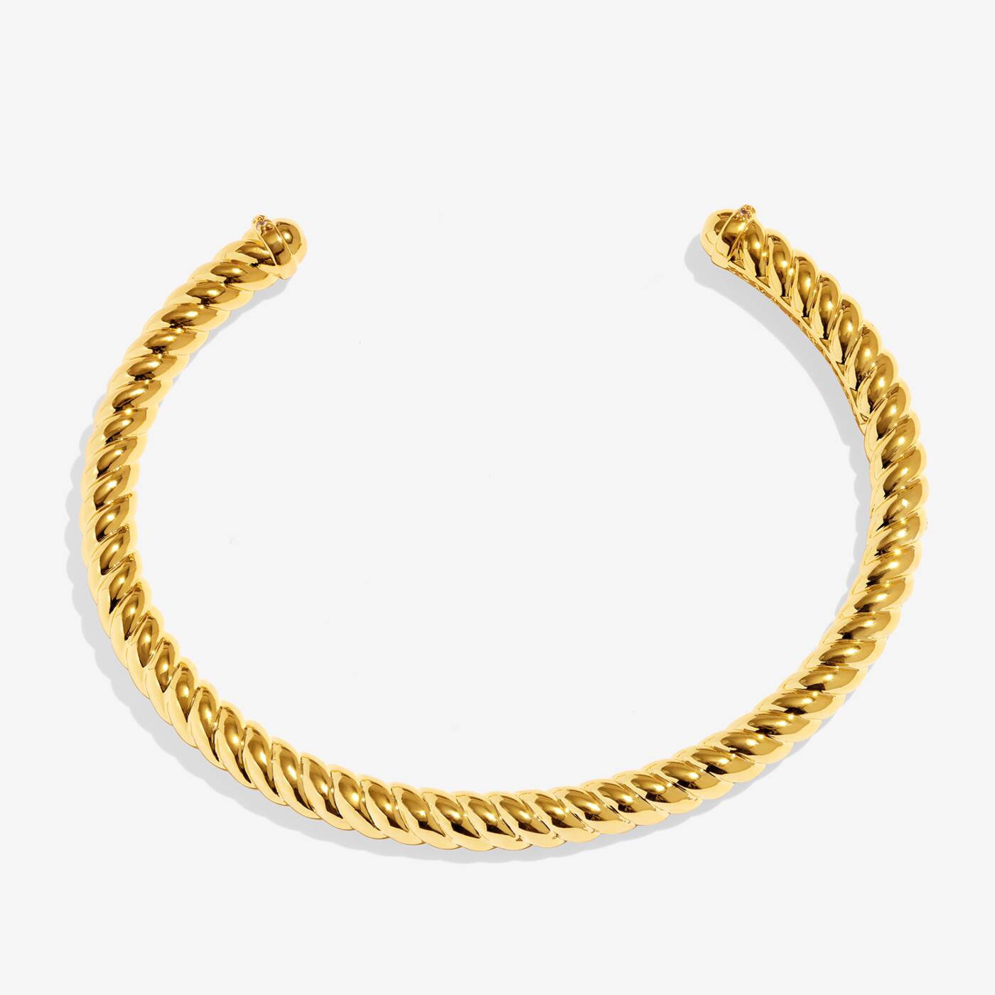Joma Bracelet Bar Gold Cable Bangle