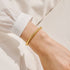 Joma Bracelet Bar Gold Cable Bangle