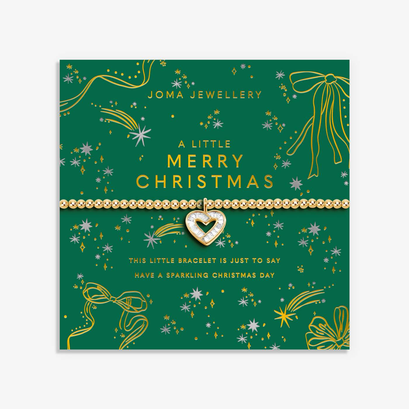 Joma Christmas A Little Merry Christmas Gold Bracelet