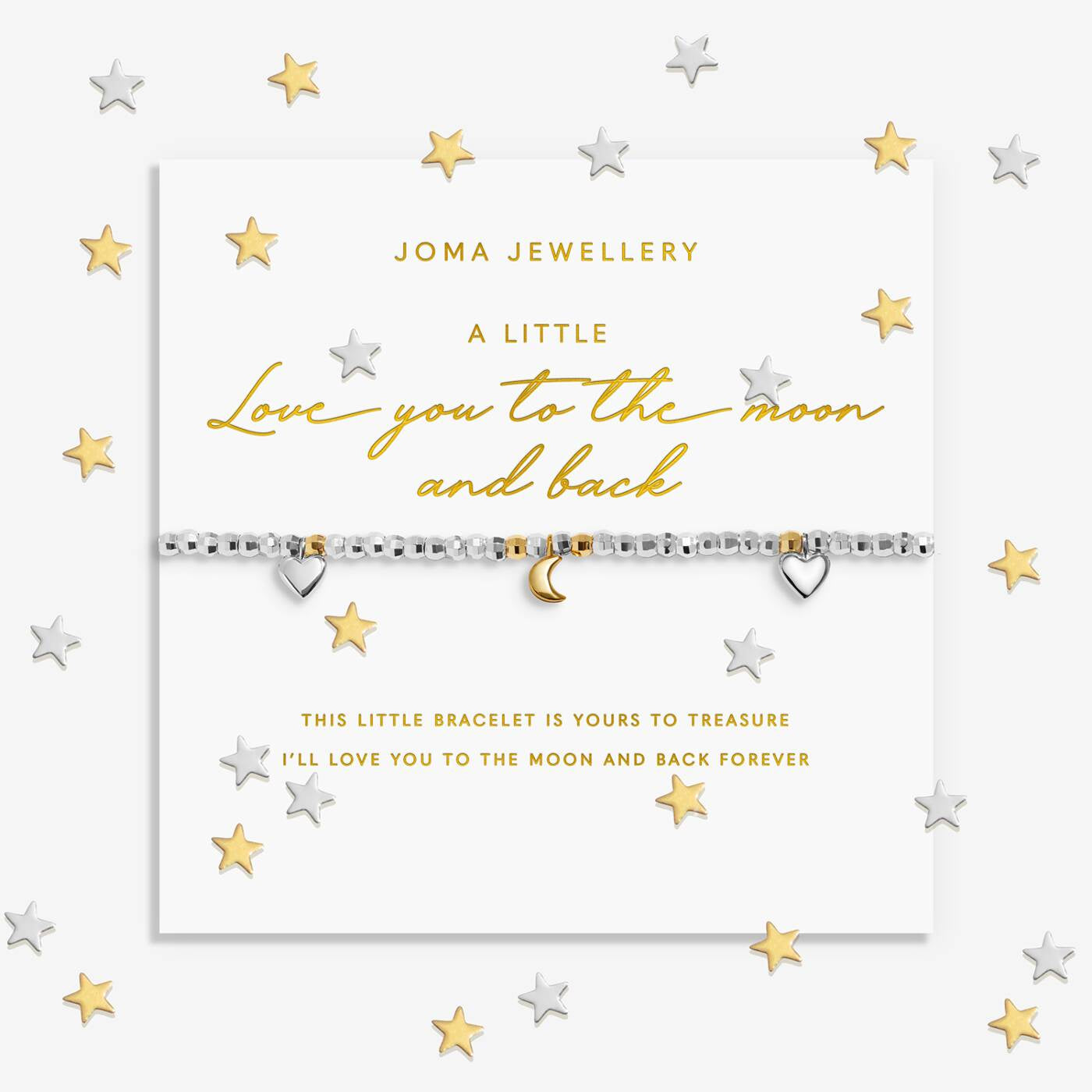 Joma Sparkle Confetti A Little Love You To The Moon & Back Bracelet