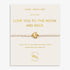Joma Precious Moments Love You To the Moon & Back Gold Bracelet