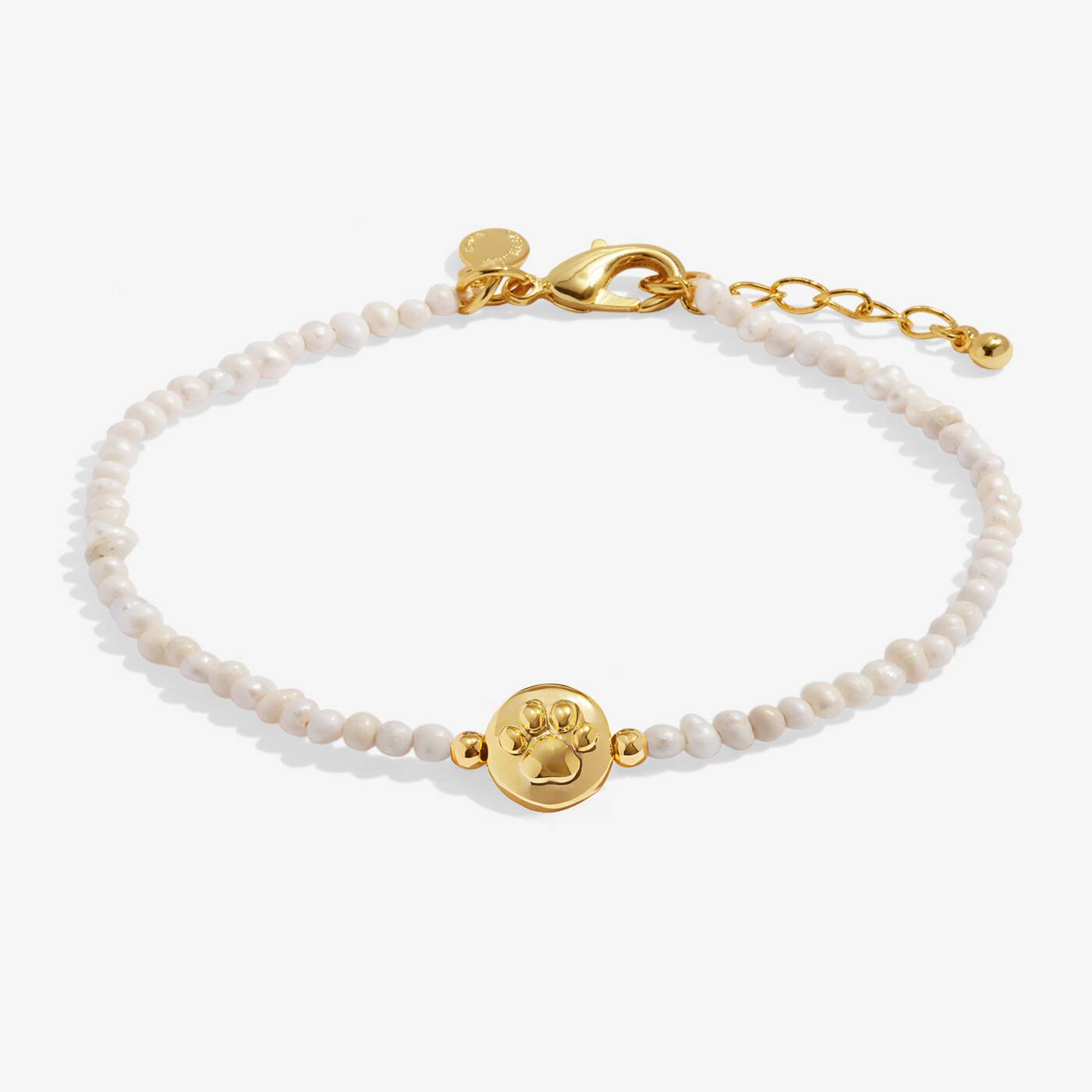 Joma Precious Moments Pets Leave Pawprints On Our Heart Gold Bracelet