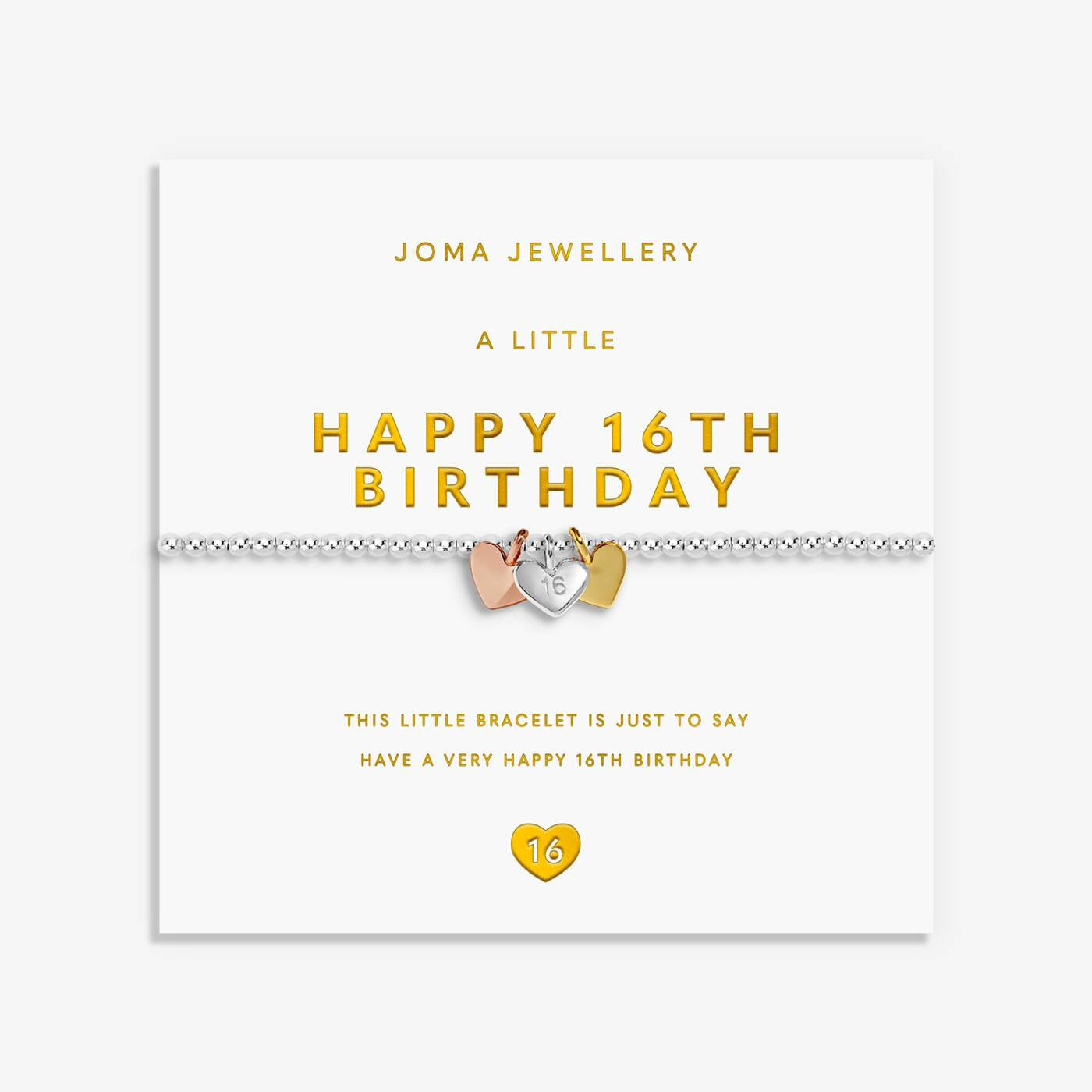 Joma A Little Charmed Moments Happy 16th Birthday Bracelet