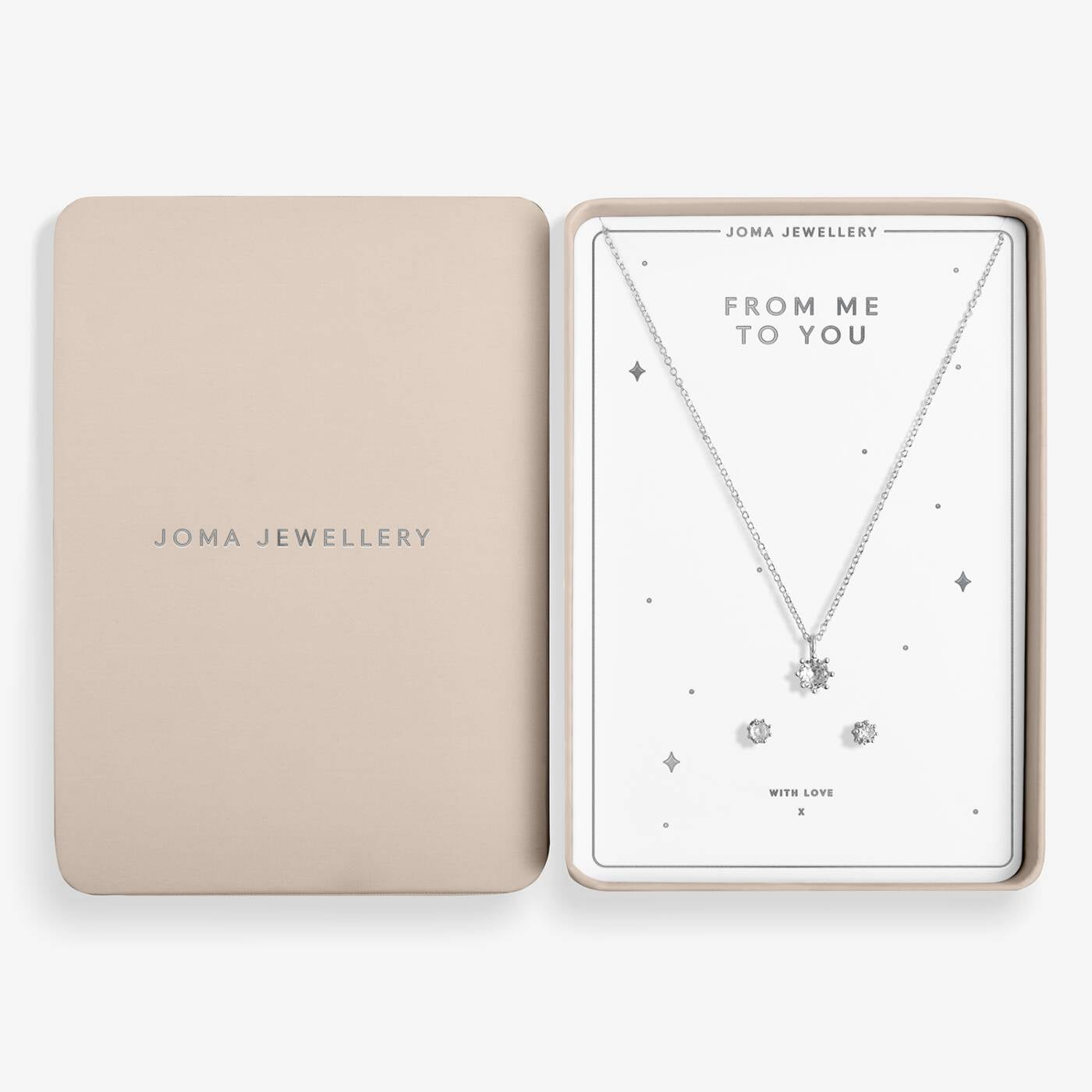 Joma With Love From Me To You Necklace & Earrings Set