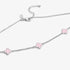 Joma Signature Pink Clover Silver Necklace