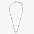 Joma Signature Pink Clover Silver Necklace