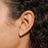 Joma Signature Pink Clover Silver Earrings