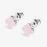 Joma Signature Pink Clover Silver Earrings