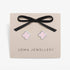 Joma Signature Pink Clover Silver Earrings