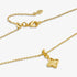 Joma Signature Textured Clover Gold Necklace