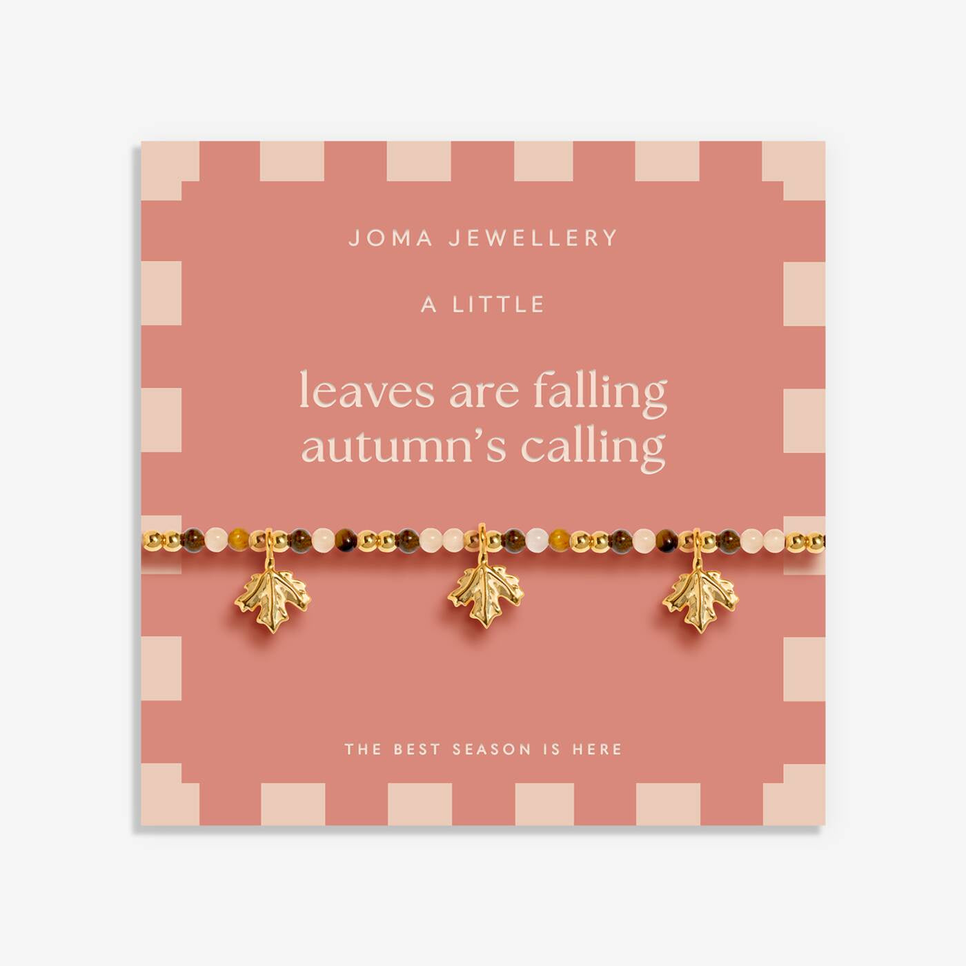 Joma Autumn's Calling Leaves Are Falling Autumn Is Calling Bracelet