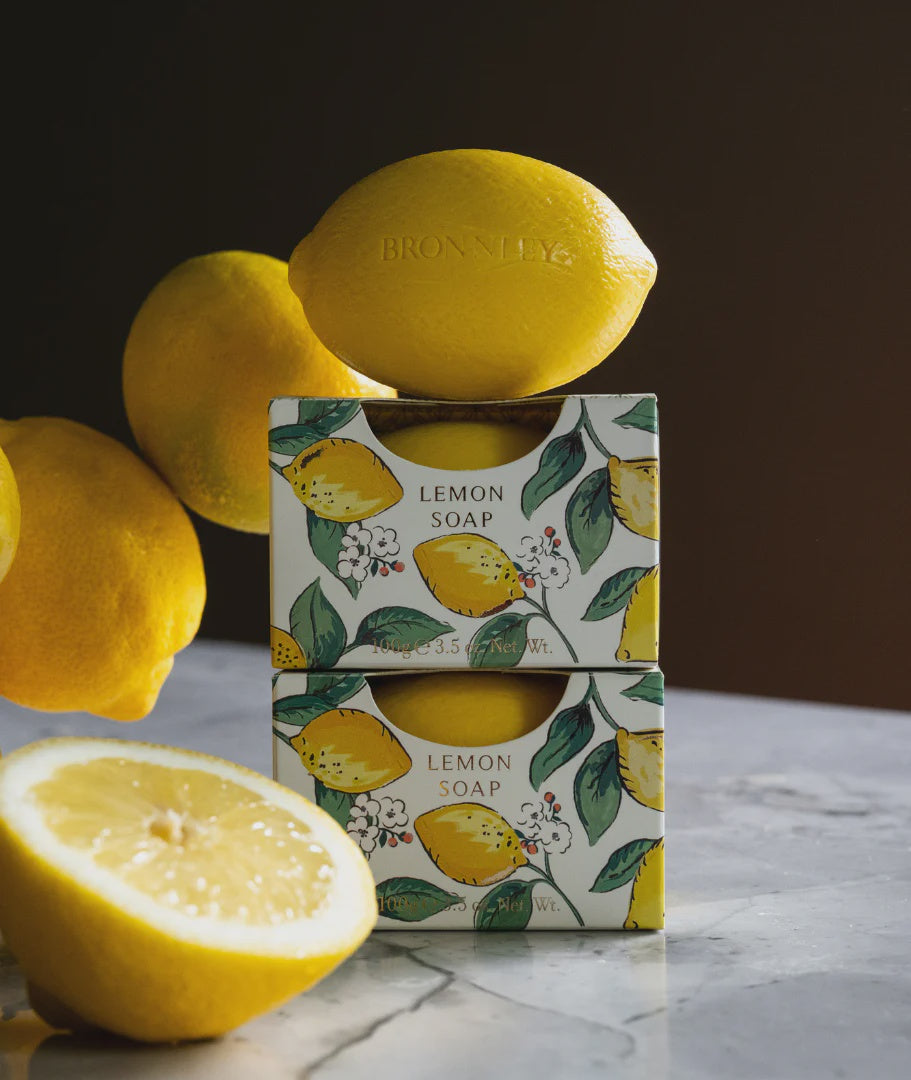 Bronnley Lemon Soap 100g (in Gift Carton)