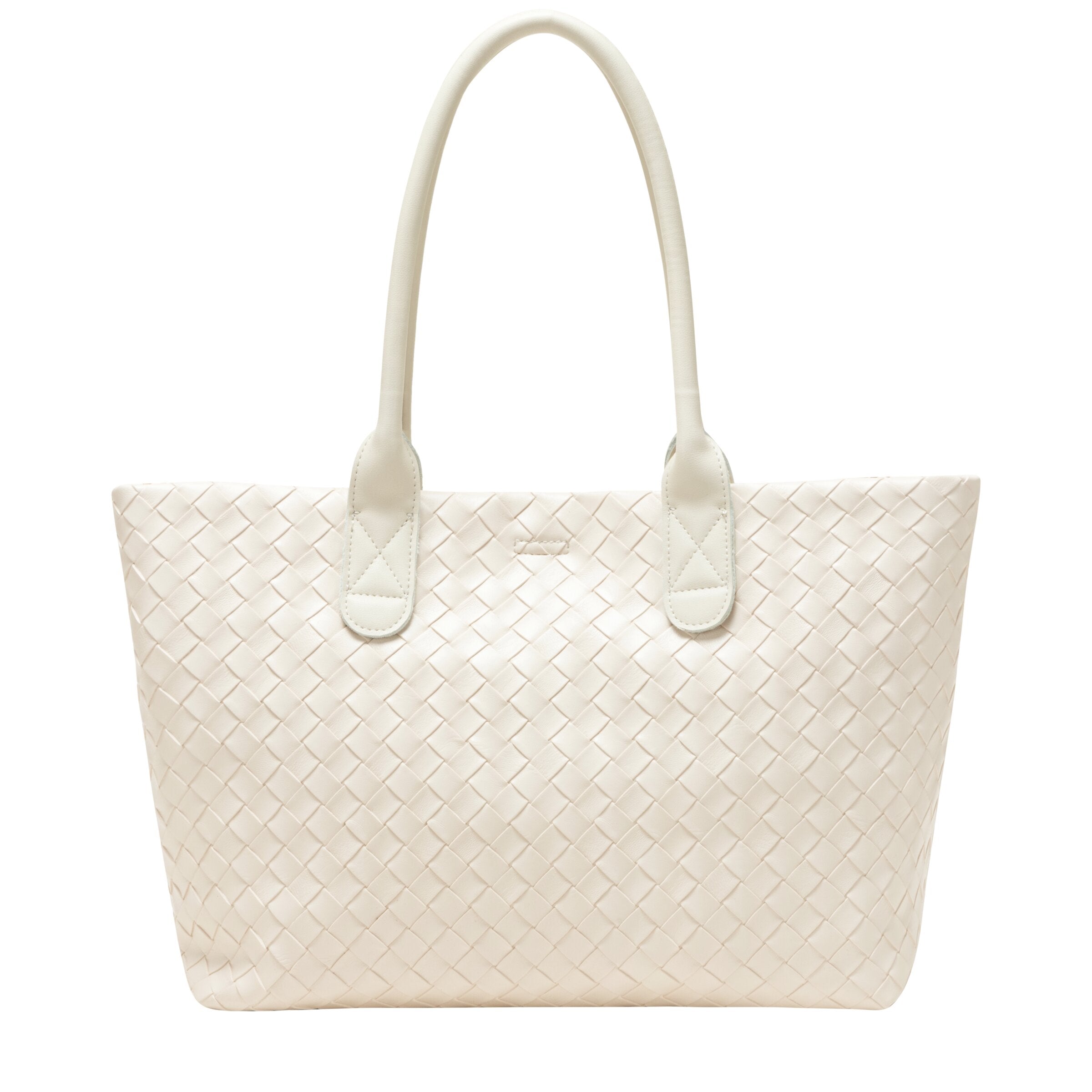 Every Other Woven Tote Bag Off White