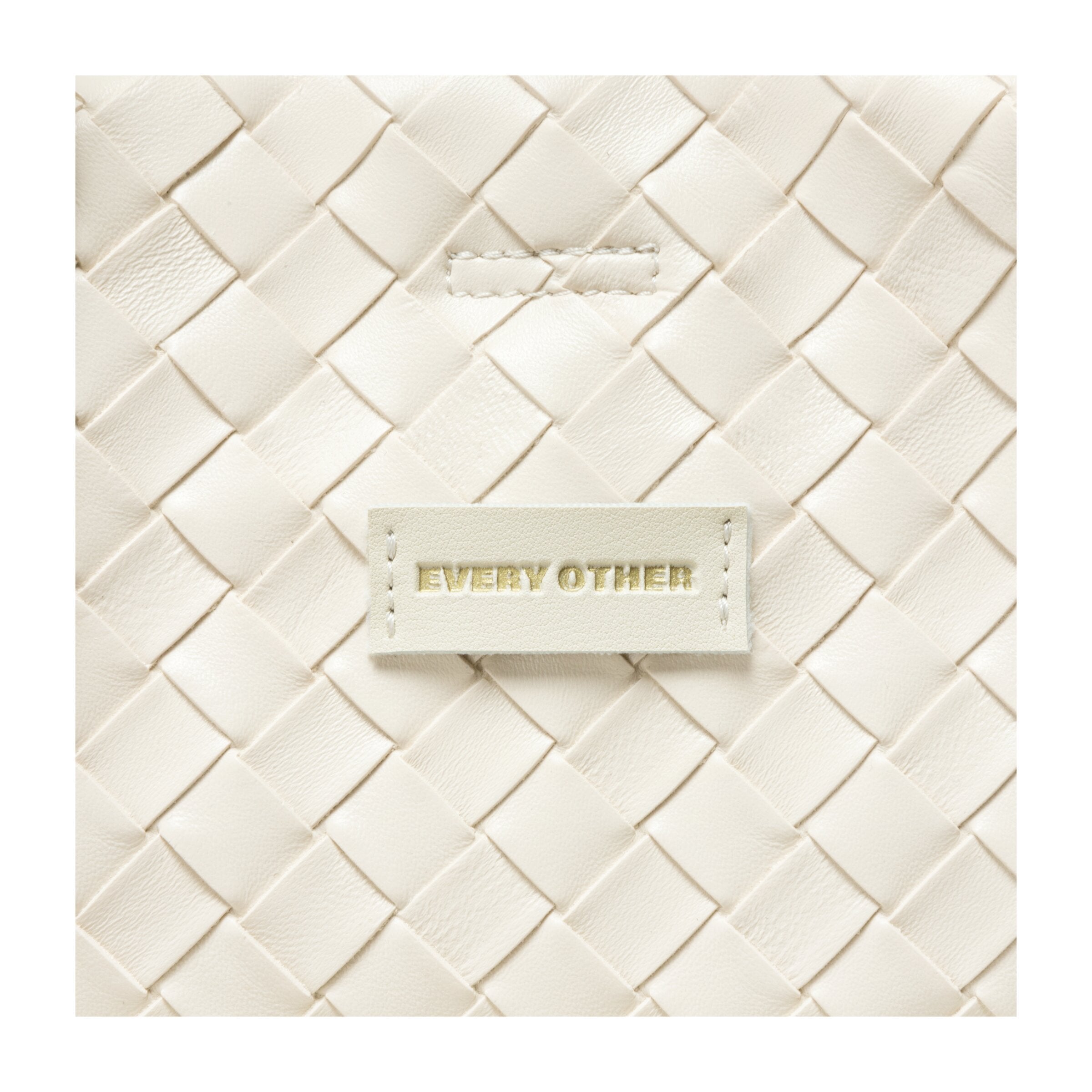 Every Other Woven Tote Bag Off White