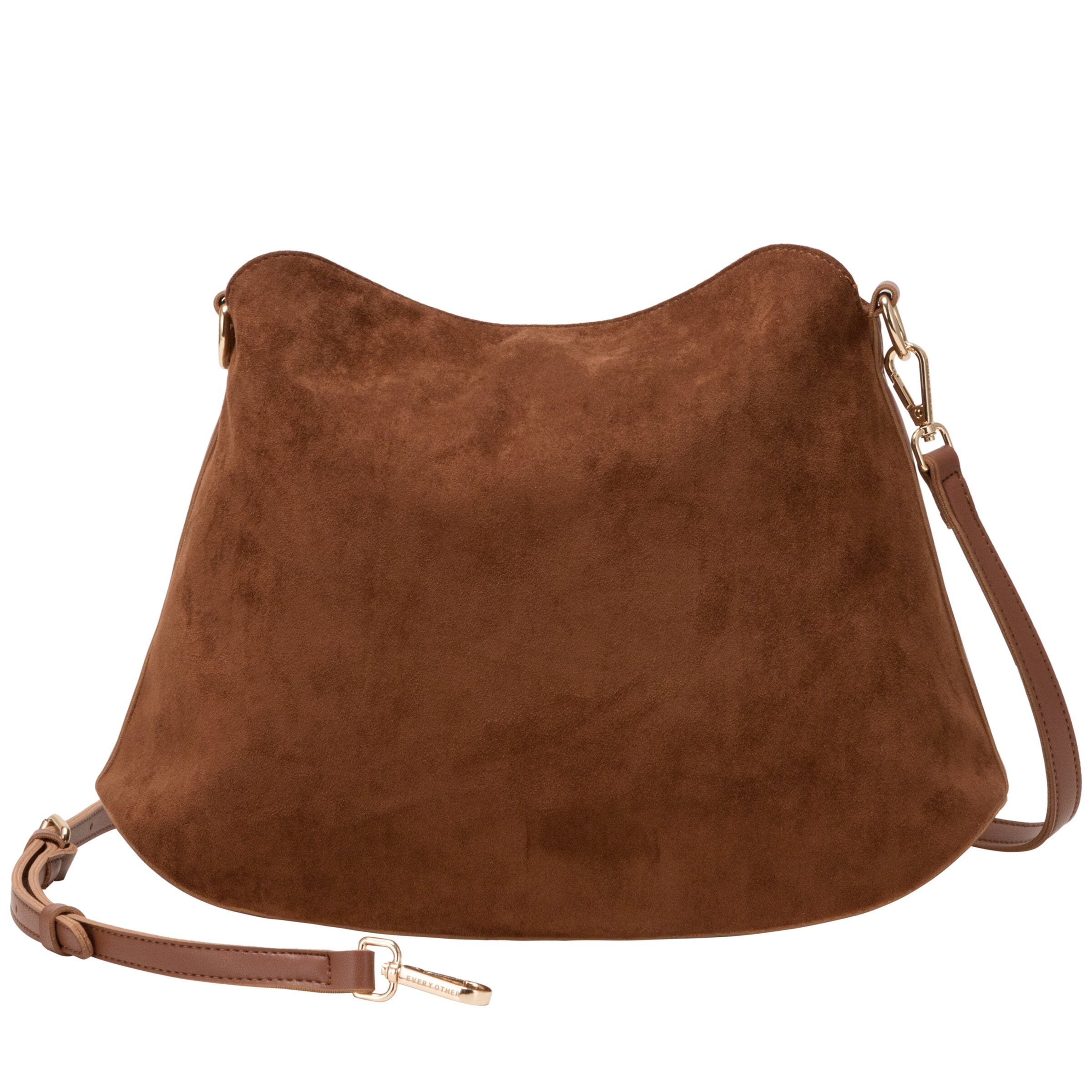 Every Other Fold Top Shoulder Brown