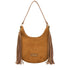 Every Other Medium Scoop Top Tassle Bag Tan