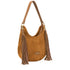 Every Other Medium Scoop Top Tassle Bag Tan
