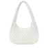 Every Other Quilted Shoulder Bag White