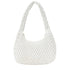 Every Other Quilted Shoulder Bag White