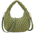 Every Other Quilted Grab/Cross Body Bag Olive