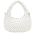 Every Other Quilted Grab/Cross Body Bag White
