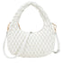 Every Other Quilted Grab/Cross Body Bag White