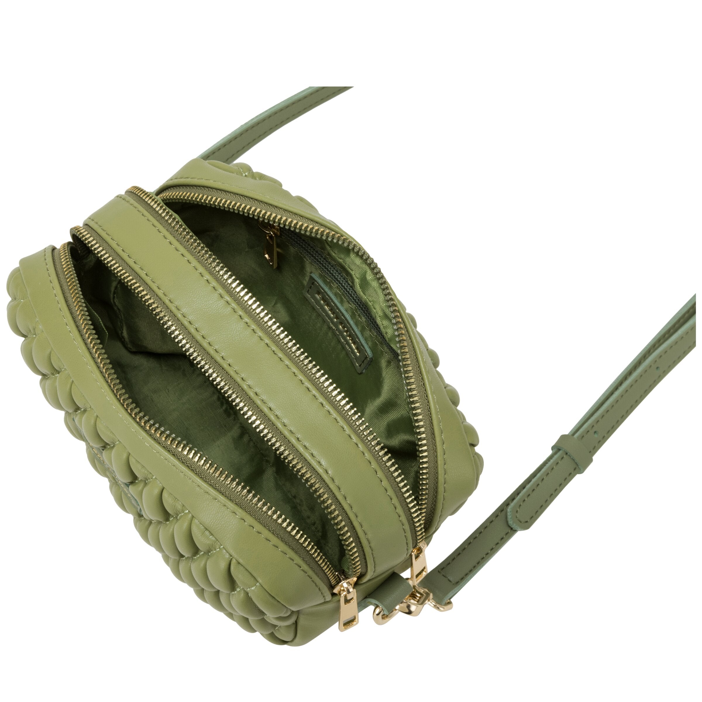 Every Other Quilted Camera Bag Olive