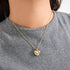 Pilgrim Nova Heart Necklace Gold-Plated