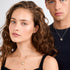 Pilgrim Nova Heart Necklace Gold-Plated