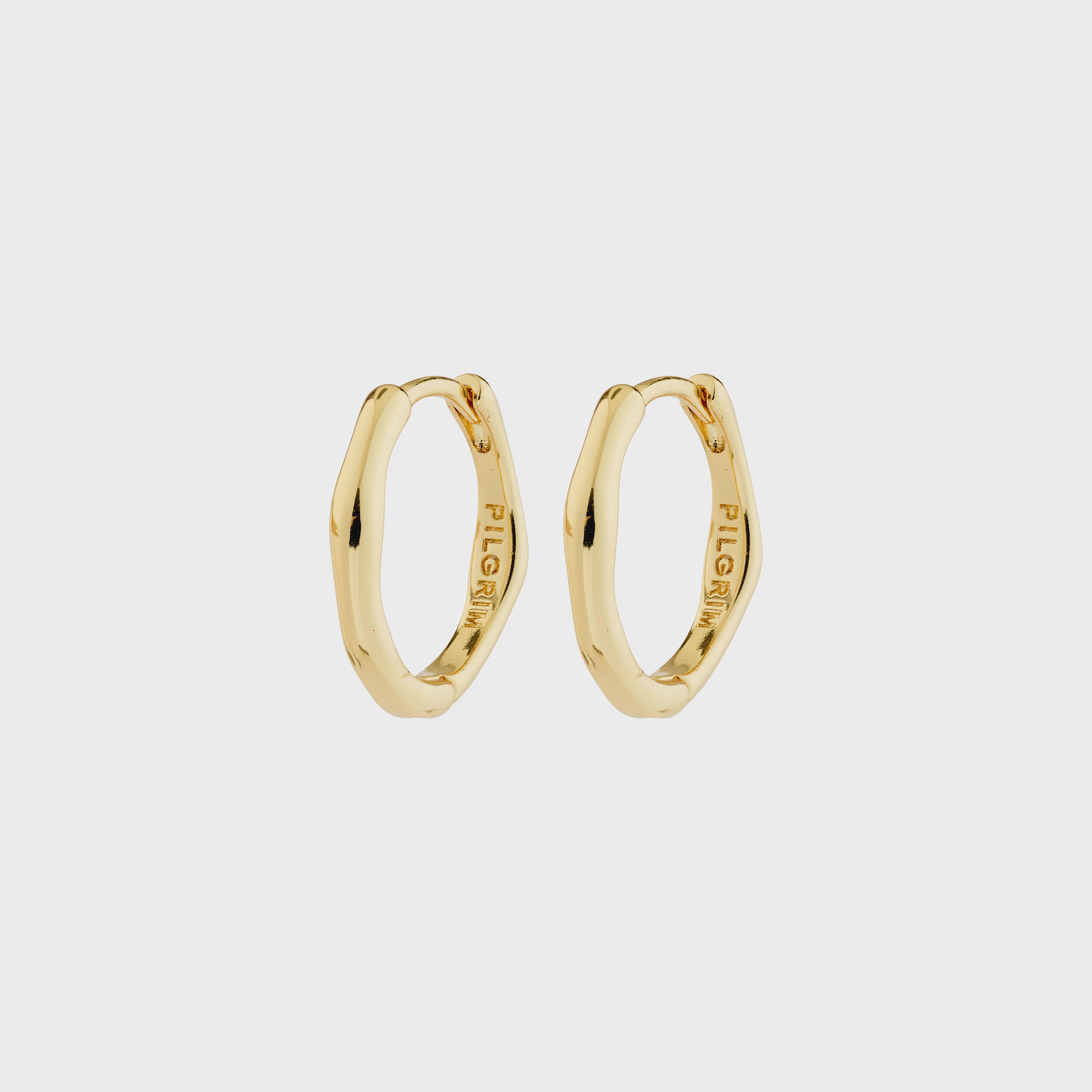 Pilgrim Nova Hoop Earrings Gold-Plated