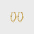 Pilgrim Nova Hoop Earrings Gold-Plated