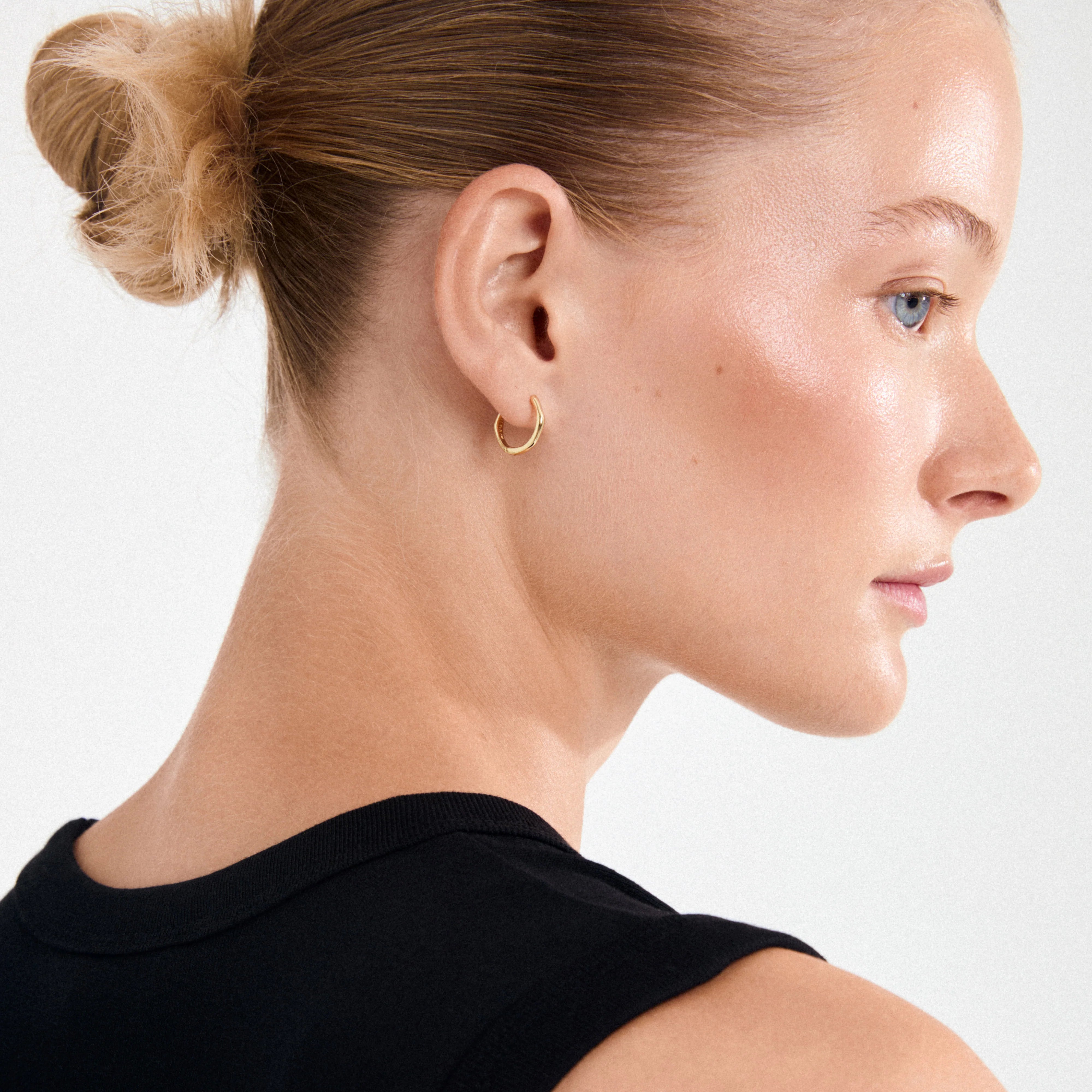 Pilgrim Nova Hoop Earrings Gold-Plated