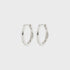 Pilgrim Nova Hoop Earrings Silver-Plated