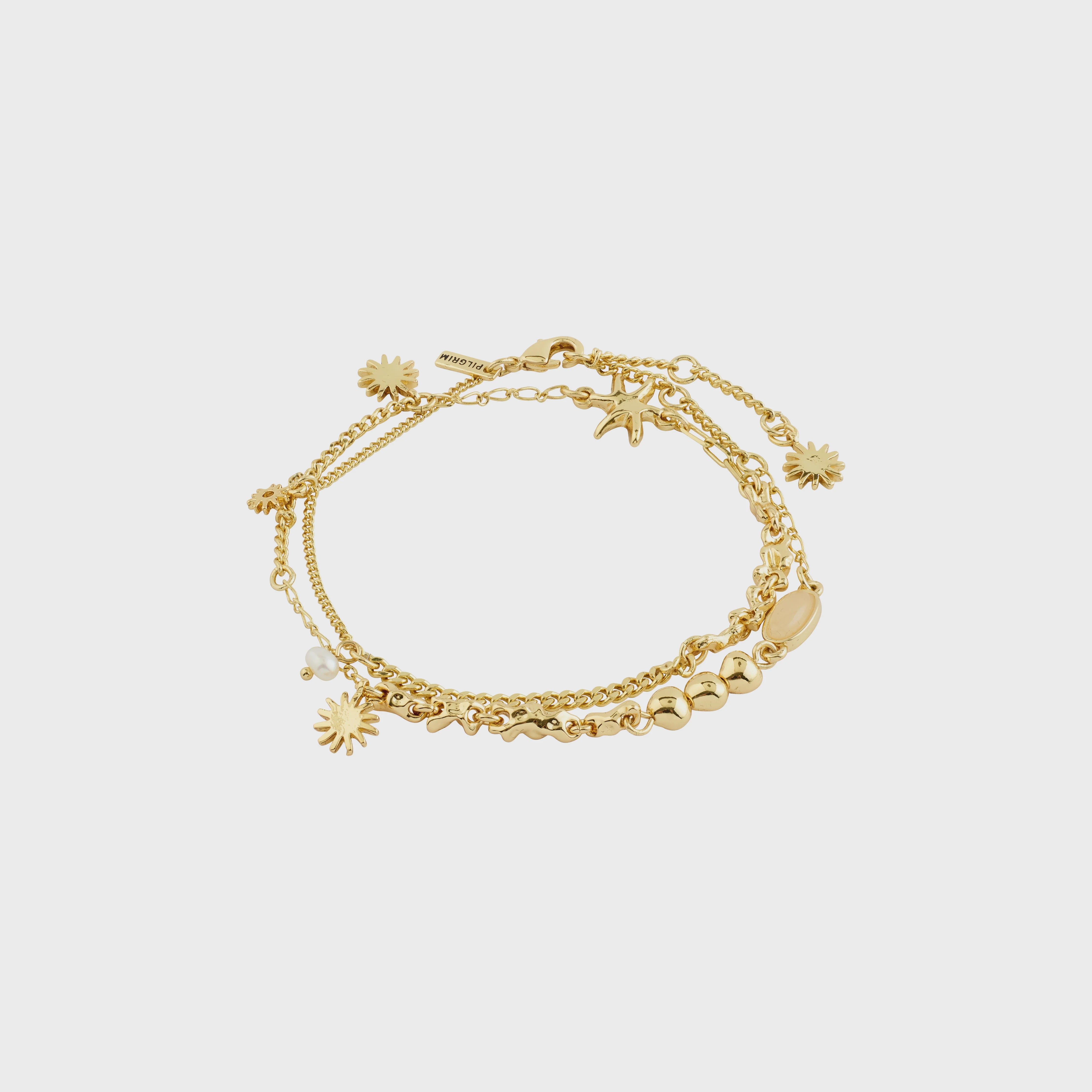 Pilgrim Prism Bracelet Gold-Plated